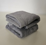 Zestaw 2 ręczników bambusowych w kolorze szarym