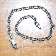 Vintage Srebrna Bransoletka - Duże ogniwa - 5,42g - PRL