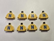 KLOCKI LEGO 8X TORS TORSY NESQUIK KRÓLIK ZAJĄC 