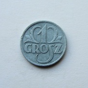 10 # 1 gr grosz 1939 GG cynk od  zł nr 4