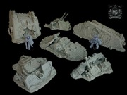 Zestaw wraków Wh40K aos Makiety teren do gry bitewnej aos Makietowy