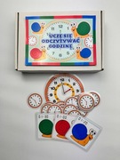 Edukacyjna gra na rzepy „Uczę się odczytywać godzinę”