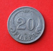 20 Fillerów  1926 r  -   BP    Węgry   Korona