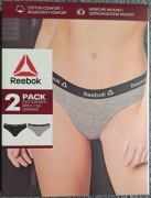 REEBOK figi damskie 2-pak, rozmiar M (40), 57% bawełna, 38% poliester