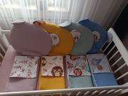 Poduszka miś kocyk wafelek 