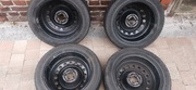 felgi stalowe 15" z citroena C-2 wraz z oponami zimowymi Kleber. 