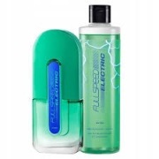 Avon Full Electric zestaw woda toaletowa i żel do ciała i włosów