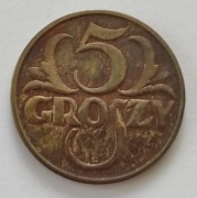 5 groszy 1938 II RP