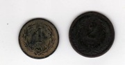 Węgry - Przedwojenne 2 monety - 1894, 1898