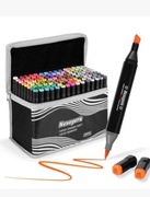 Mazaki markery flamastry dwustronne 120 szt