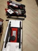 Podnośnik hydrauliczny niskoprofilowy 75-505mm dwutłokowy.