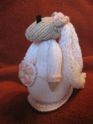 Maskotka -Mysia panna młoda - ręcznie wykonana maskotka