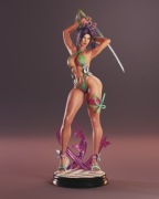 Figurka druk 3D żywica " Psylocke Breezy Butterfly - F1636 " - 150 mm