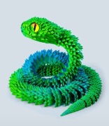 Figurka ruchoma wąż 3D gad piniata 