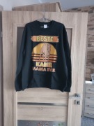 Czarna bluza z nadrukiem 