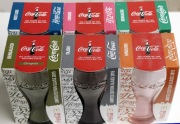Coca cola. Szklanki z promocji w Mc'Donalds 2015. "Języki".