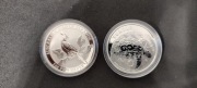 Monety bulionowe Australia 2 oz srebra rzadkie odmiany 