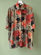 Nowa, jedwabna koszula Vintage, XL