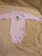 Body długi rękaw, 62, bawełna, biale, Cool Club