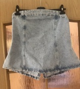 ZARA Top jeansowy gorsetowy bez ramiączek Z1975 Denim