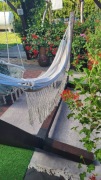 Hamak ogrodowy, na taras. W tej chwili złożony. 