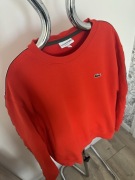Lacoste bluza męska 3XL czerwona oversize stan bdb