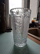 Duży wazon kryształowy PRL