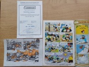 Kaczor Donald- VICAR- szkic + autograf + certyfikat 