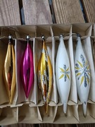 Bombki choinkowe prl sople k1