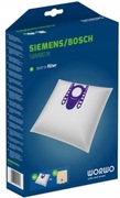 4x WORKI SAFBAG do odkurzacza Siemens Bosch Privileg Krups Typ G H SBMB01K