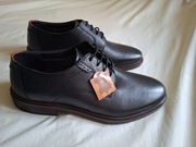 Buty skórzane męskie czarne (Rozmiar 44, nieużywane)