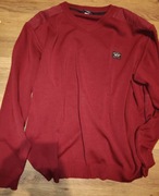 Sweter Paul i Shark Wełniany Zimowy Męski Czerwony 3XL