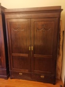 Dębowa rozbierana szafa z lat 20-30tych. 