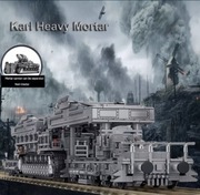 Karl Heavy Mortar Gerät Moździerz II wojna klocki