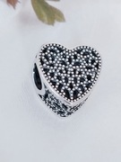 Ażurowe serce Charm's modułowy system moduł s 9 2 5 