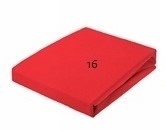 PRZEŚCIERADŁO TRADYCYJNE  FROTTE BEZ GUMKI 160x200 CZERWONY