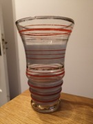 Wazon art deco 1930 bohemia zelezny brod czeski beranek klinger 