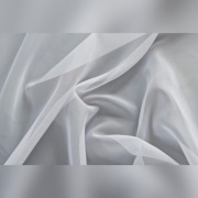 Firana na metry | Woal gładki | Biały | 300mm