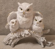 Figurka kolekcjonerska SOWY. Nowy. Prezent. Puchacz, Sóweczka, Sowa Śnieżna