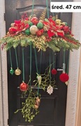 Wianek Świąteczny bożonarodzeniowy do powieszenia 