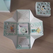 Exploding box pamiątka z okazji I Komunii Świętej 