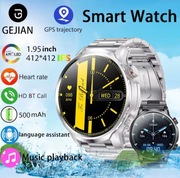 Smartwatch męski 1.95 cala 412x412 Hd Amoled