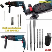 MŁOTOWIERTARKA MŁOT UDAROWY WIERTARKA SDS+ MOCNA 3050W WALIZKA DUŻY ZESTAW