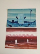 2 akwarele trójmiejskiego artysty Leszek Piechowski 