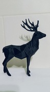 Dekoracja jeleń czarny  wys 16 cm