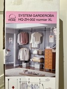 Garderoba Wieszak System Garderobiany XL do przechowywania ubrań