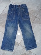 Spodnie jeansy granatowe denim co 110 kod561