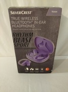 Słuchawki Douszne Bluetooth True Wireless Fioletowe 