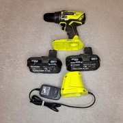 Wkrętarka Ryobi 18V + 2 baterie + ładowarka