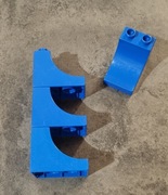 Lego Duplo klocki zjazd pochylnia 2x3x2 niebieska 4 szt